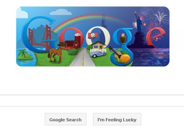 Google Doodle celebrates 2011 American Independence Day