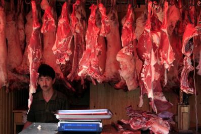 Uyghur butcher