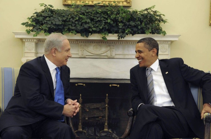 Israel Prime Minister Benjamin Netanyahu with President Barack Obama