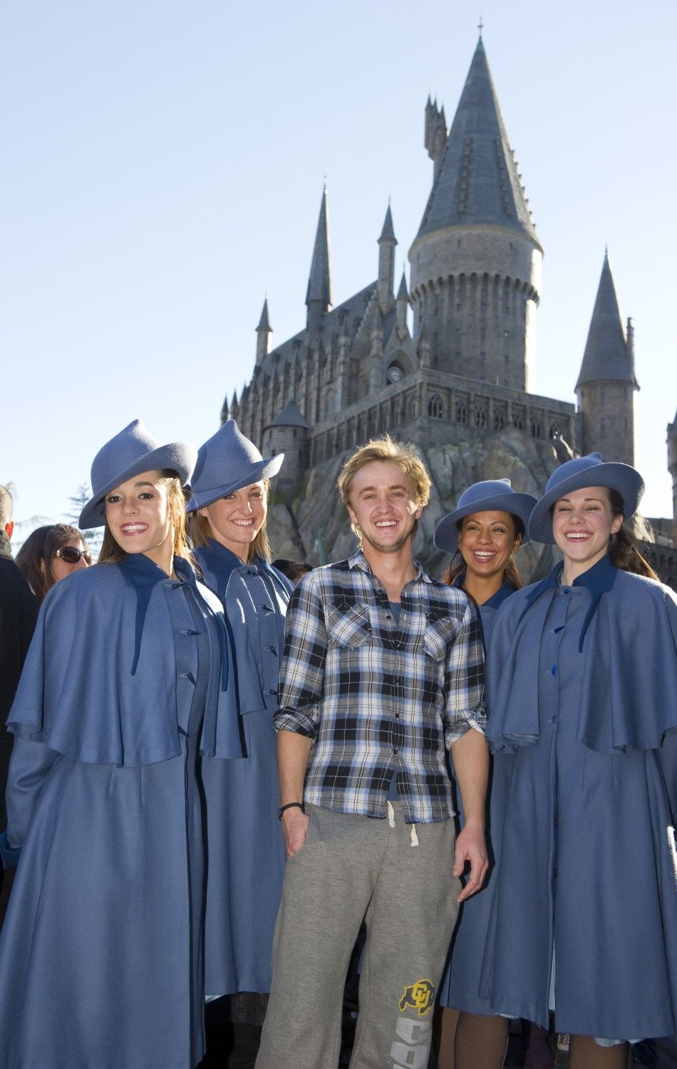 Felton visits The Wizarding World of Harry Potter