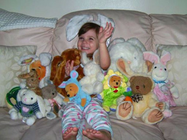 Two-Year-Old Caylee Anthony Plays With Stuffed Animals