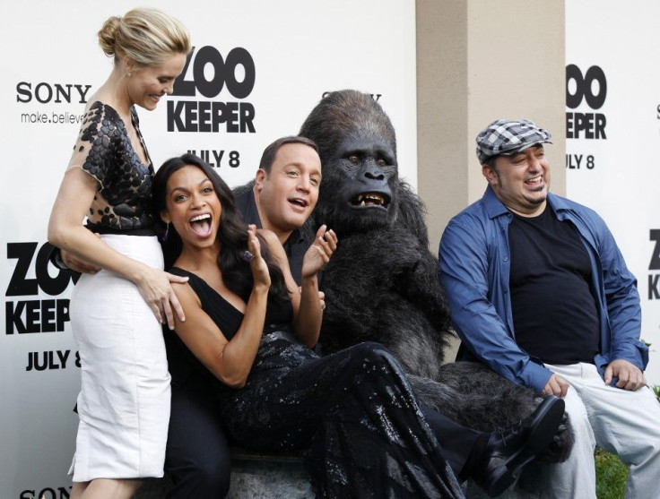 (L-R) Leslie Bibb, Rosario Dawson, Kevin James and director Frank Coraci 