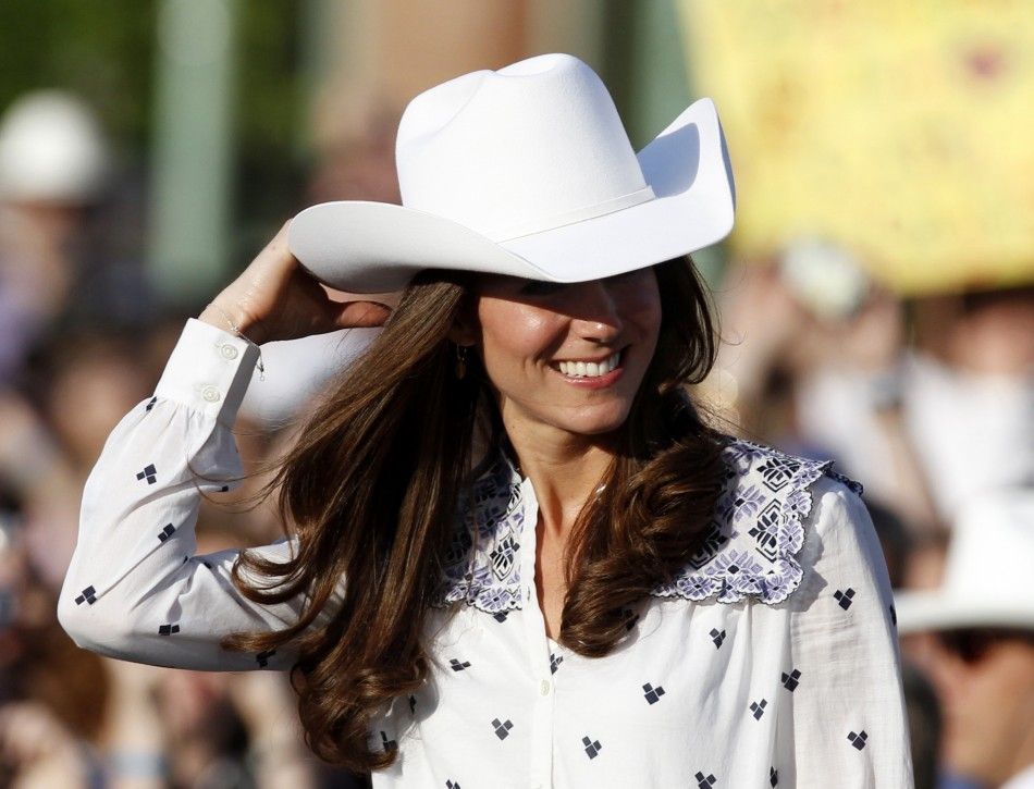 Atta Cowgirl Kate Middleton embraces rodeo fashion at the Calgary Stampede.