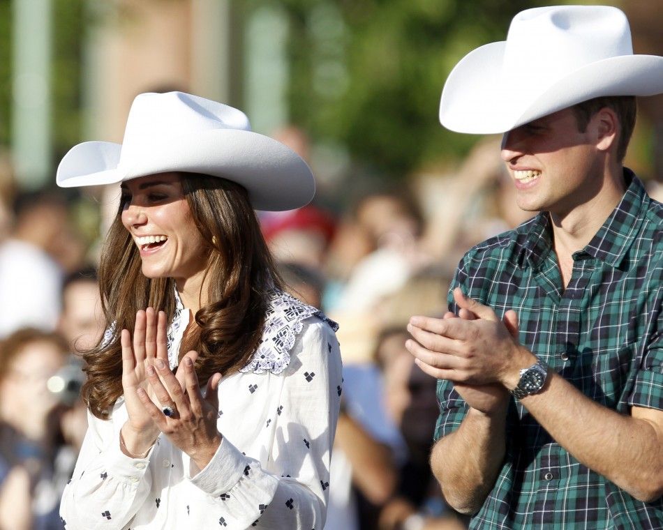Atta Cowgirl Kate Middleton embraces rodeo fashion at the Calgary Stampede.
