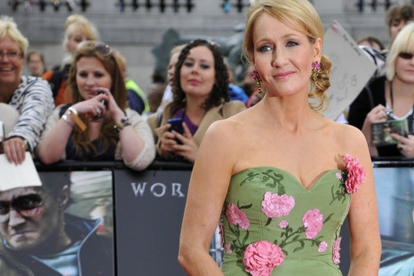 Author J K Rowling arrives at the world premiere of &quot;Harry Potter and the Deathly Hallows - Part 2&quot; in Trafalgar Square, in central London