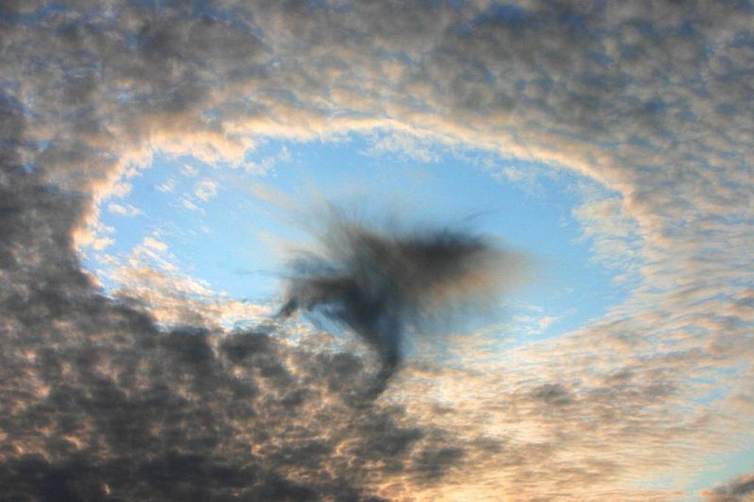 NASA releases spectacular images of mysterious 039Hole Punch039 clouds.