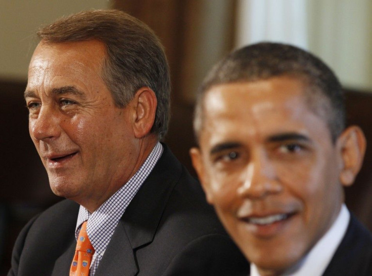 U.S. President Obama and U.S. Speaker of the House Boehner 