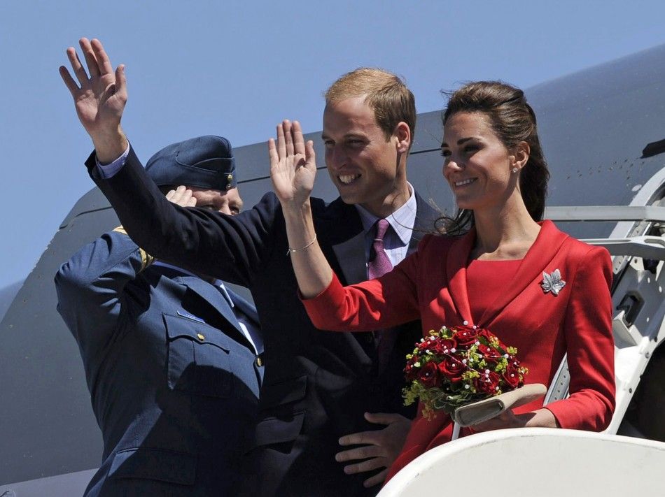 Kate and William wave goodbye