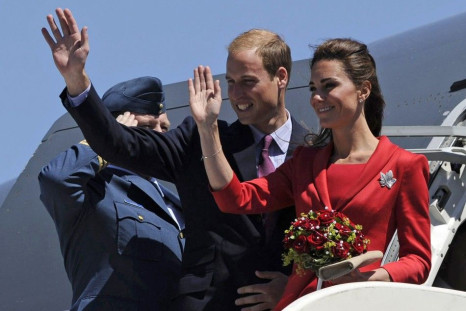 Kate and William wave goodbye