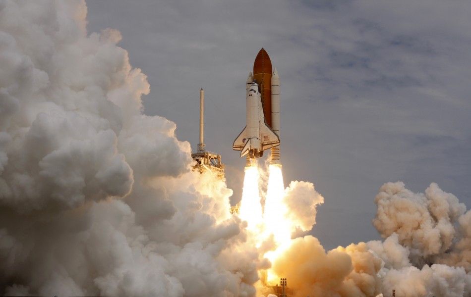 The space shuttle Atlantis STS-135 lifts off from launch pad 39A at the Kennedy Space Center in Cape Canaveral