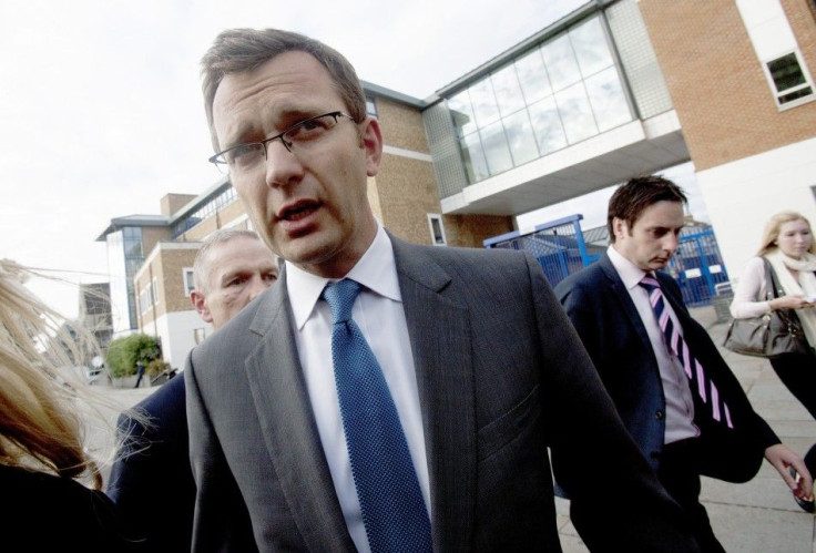 Andy Coulson, the former spokesman for Britain&#039;s Prime Minister David Cameron, leaves a police station after being bailed, in South London