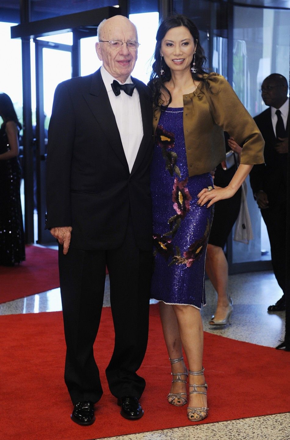 Rupert Murdoch and his wife Wendi Deng