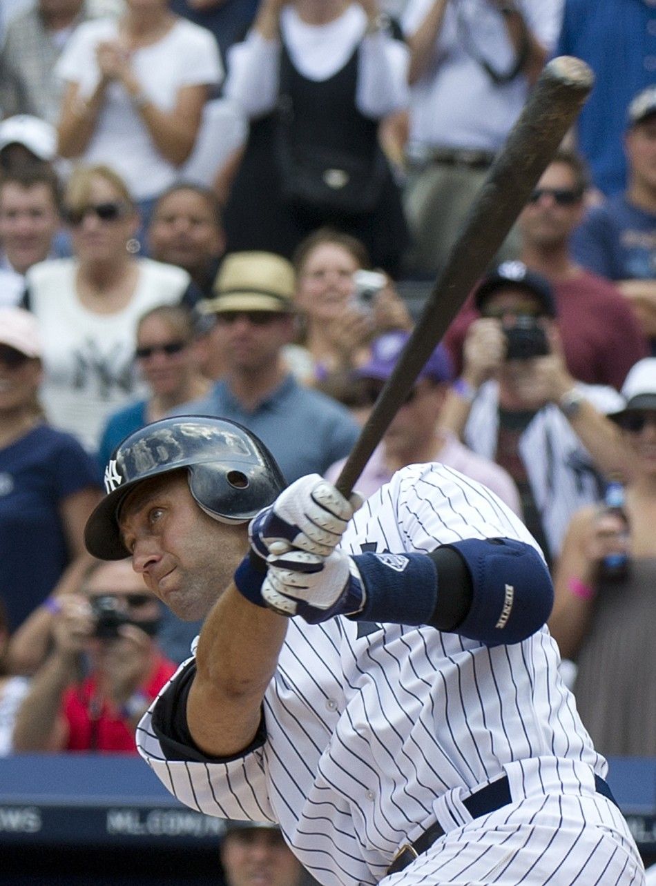 New York Yankees batter Derek Jeter