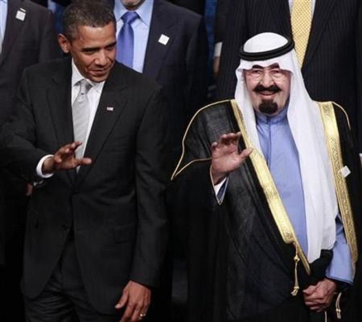 U.S. President Barack Obama and Saudi Arabia's King Abdullah