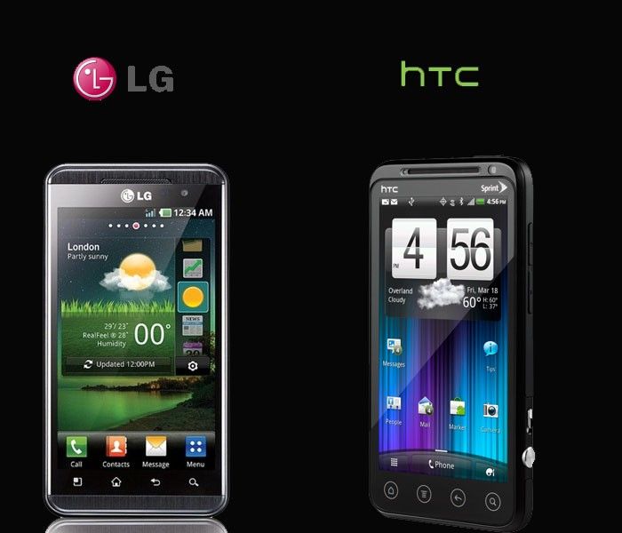 LG Optimus 3D  HTC EVO 3D