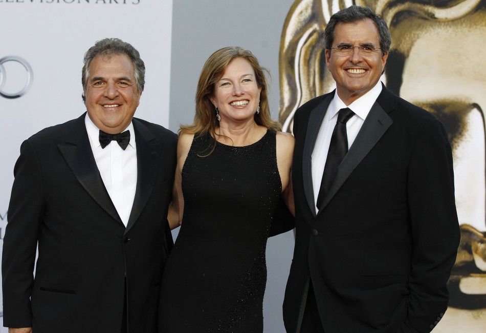  Fox Filmed Entertainment Chairman Gianopulos, his wife Ann and Chernin, former chief operating officer at News Corp, arrive at BAFTA Brits to Watch event in Los Angeles