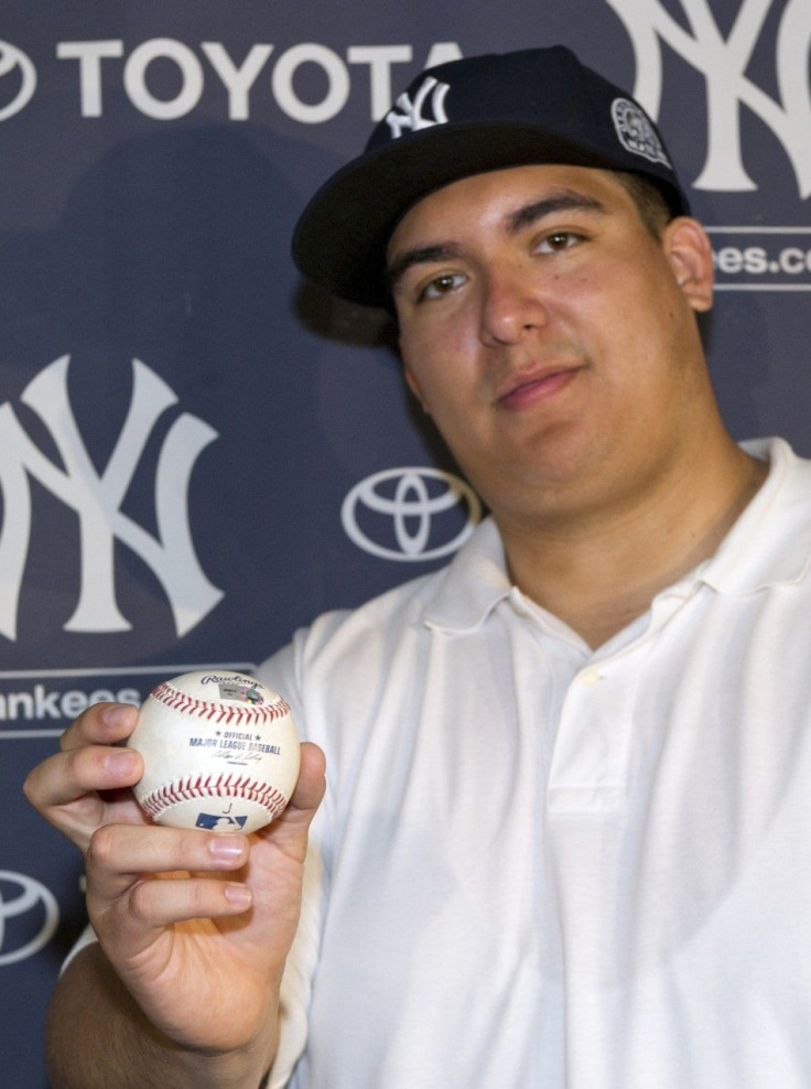 Yankees fan Christian Lopez