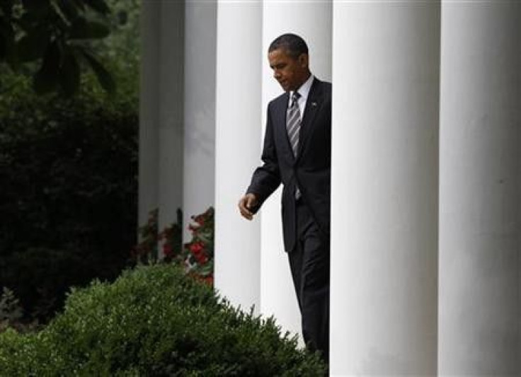 U.S. President Barack Obama arrives