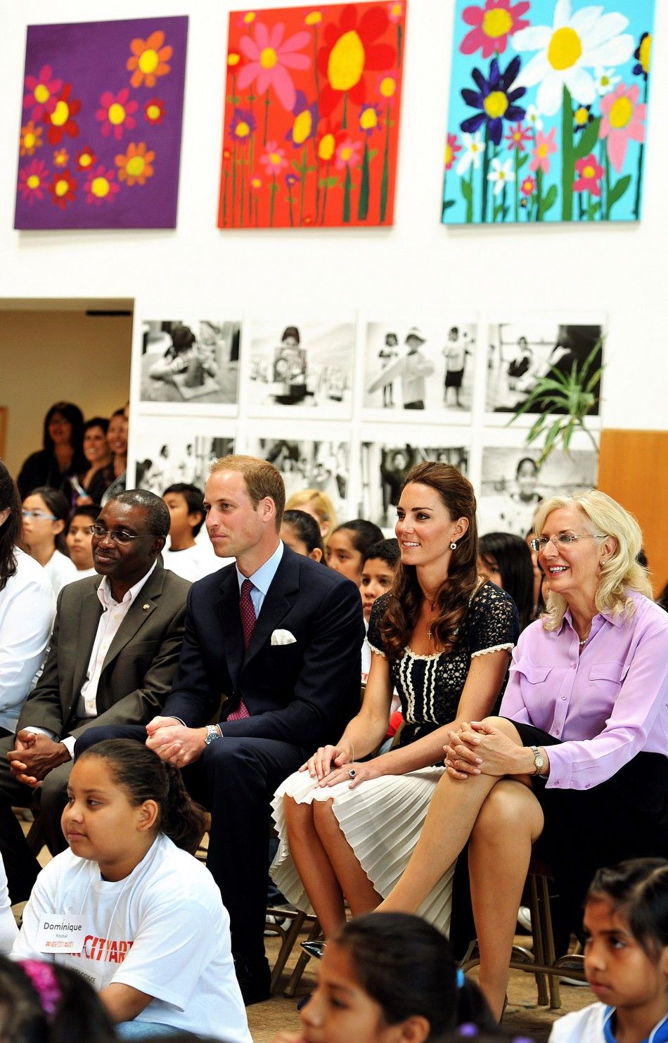 Britains Prince William and his wife Catherine, Duchess of Cambridge