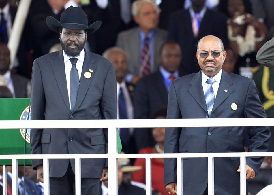 South Sudans President Salva Kiir L and Sudans President Omar Hassan al-Bashir 