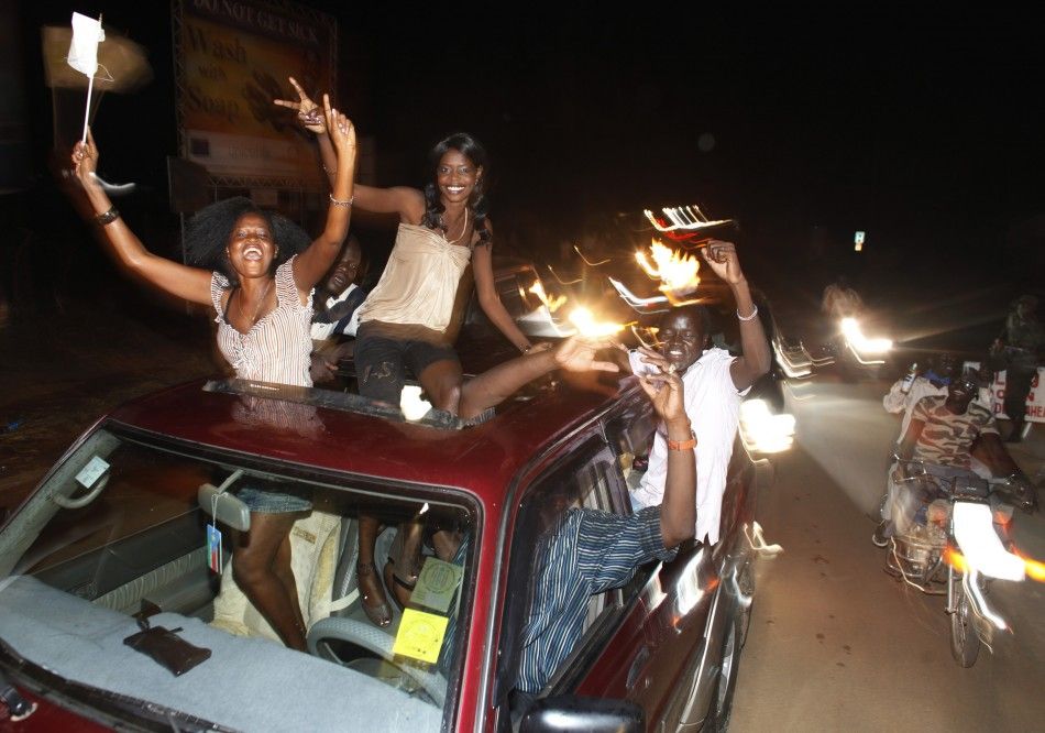 People celebrate South Sudan039s independence day