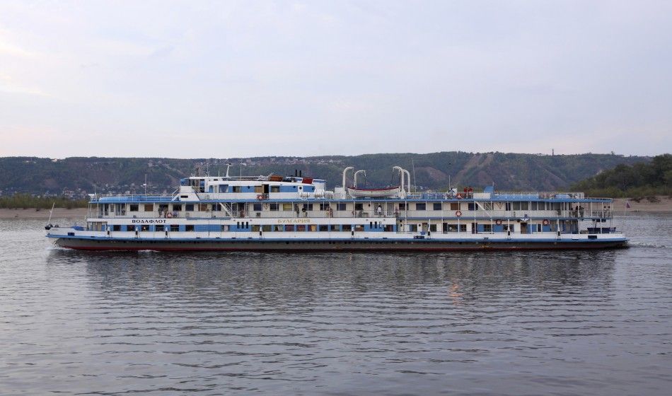 File photo of tourist boat quotBulgariaquot on the Volga river outside Russian city of Samara