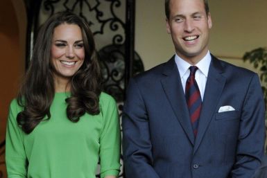 Britain's Prince William and his wife Catherine