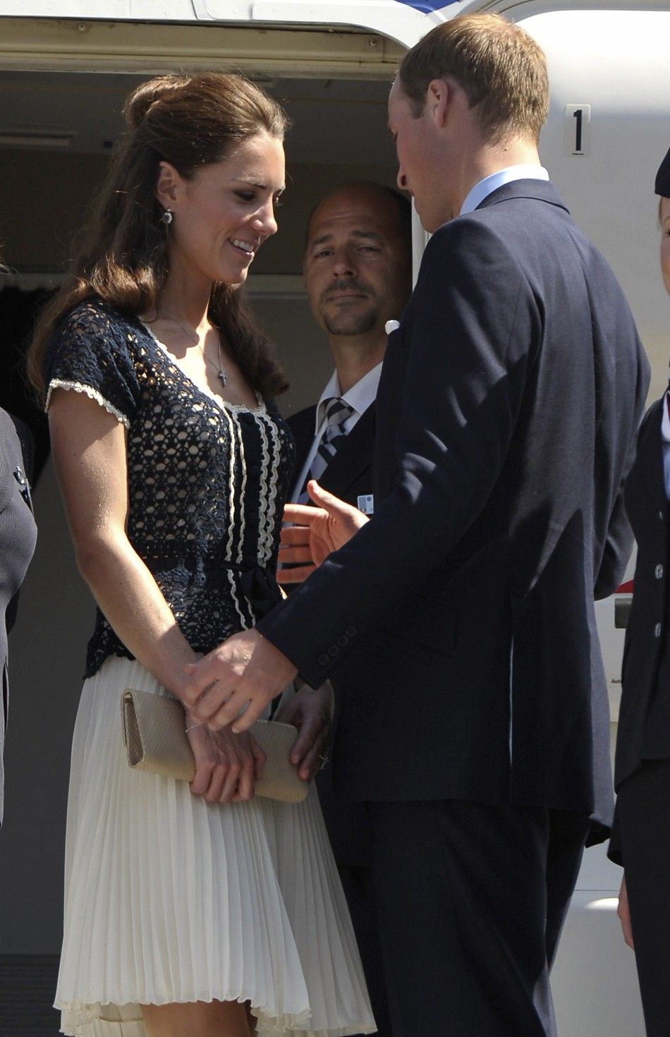 Britain039s Prince William and his wife Catherine, Duchess of Cambridge
