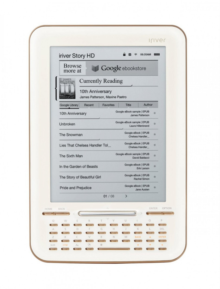 Google eBooks-integrated iriver Set for Launch: Should Kindle and Nook Panic?