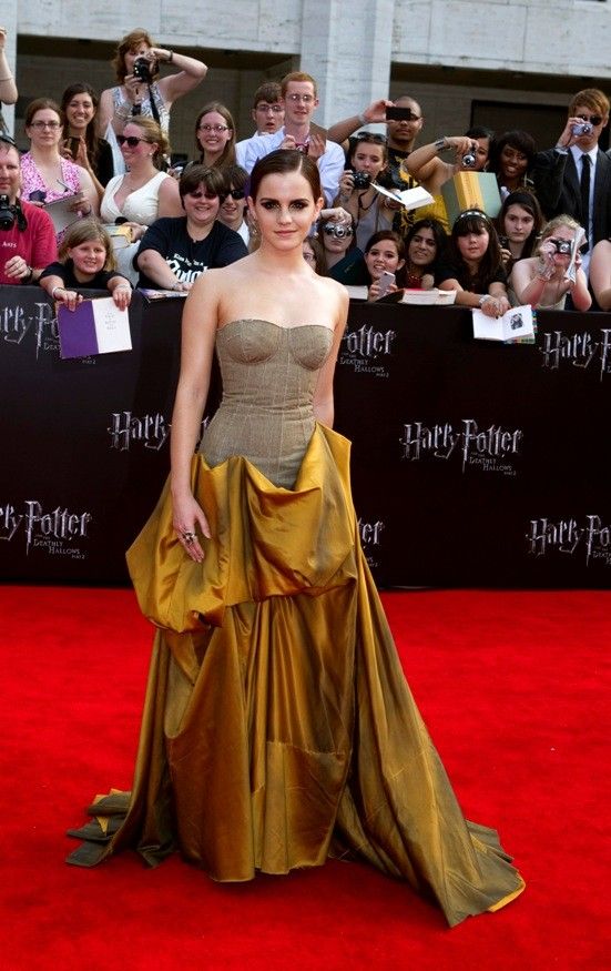 Cast member Watson arrives for premiere of the film quotHarry Potter and the Deathly Hallows Part 2quot in New York 
