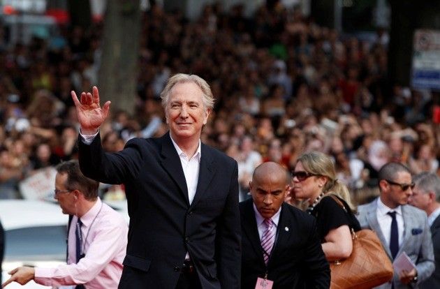 Cast member Rickman arrives for premiere of the film quotHarry Potter and the Deathly Hallows Part 2quot in New York 