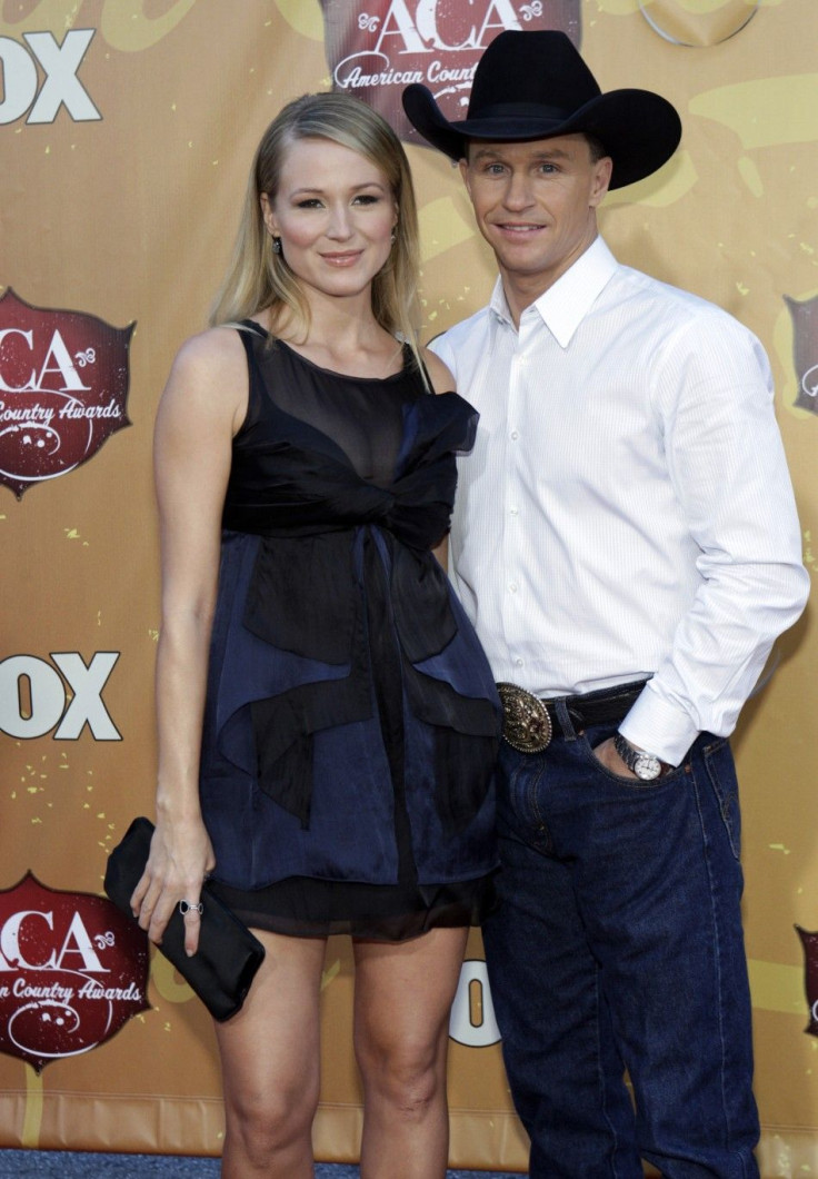 Singer-songwriter Jewel and Cowboy Murray