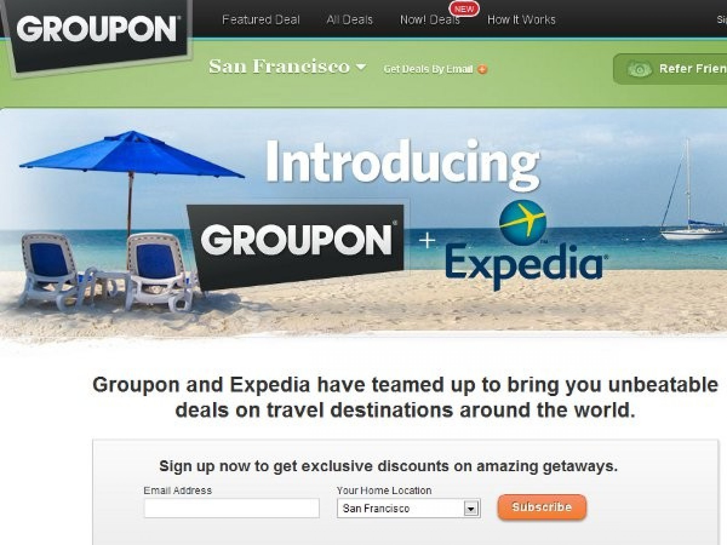 sites like groupon for travel