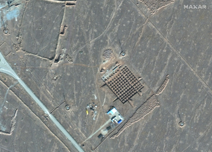 Iran's Fordow Fuel Enrichment Plant, northeast of the city of Qom, seen in a satellite image provided by Maxar Technologies and taken on December 11, 2020