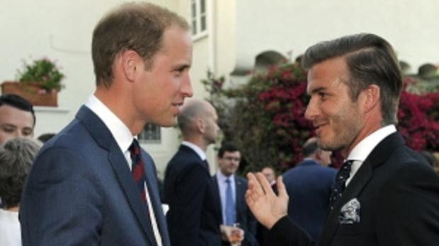 Prince William are talking with Beckham