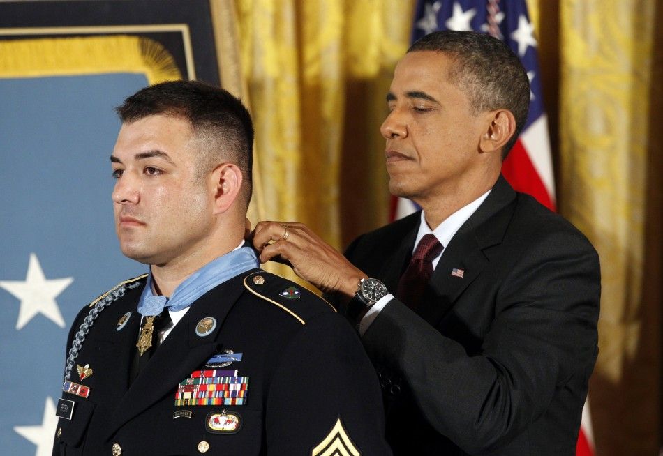 President Barack Obama awarded the Medal of Honor on Tuesday afternoon to Army Ranger Sergeant 1st Class Leroy Petry, the second living soldier to win the militarys highest decoration for actions in Afghanistan.