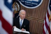 US President Joe Biden appears at the White House on November 18, 2022