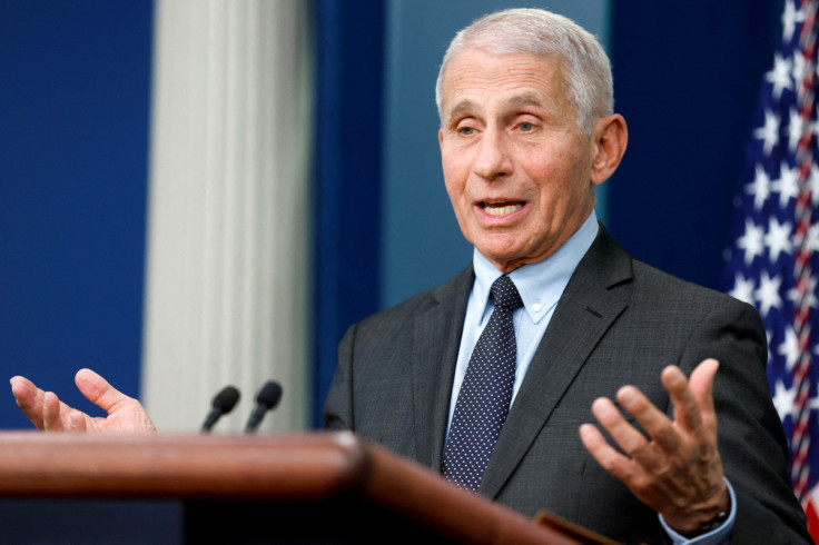 NIH’s Fauci joins White House Press Secretary Jean-Pierre for the daily press briefing at the White House in Washington