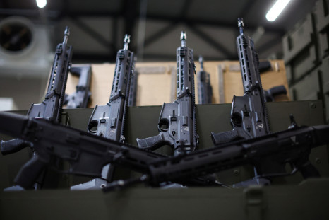 GROT C16 FB-M1, modular assault rifles system is seen at arms factory Fabryka Broni Lucznik in Radom