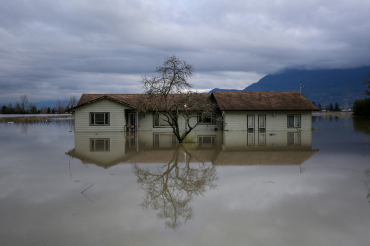 Floodwaters in the Yarrow, Chilliwack, British Columbia