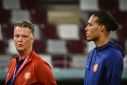 Virgil van Dijk (R) is playing in a major tournament for the first time
