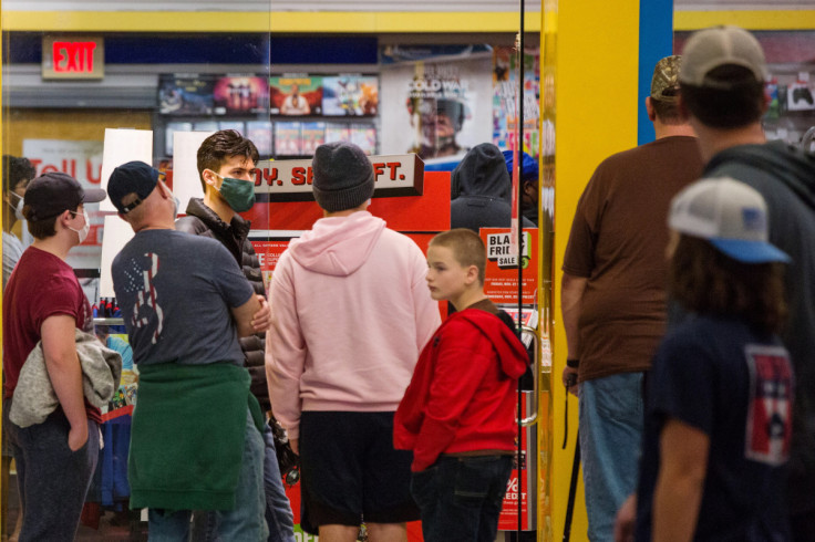 People shop on Black Friday in Myrtle Beach, South Carolina