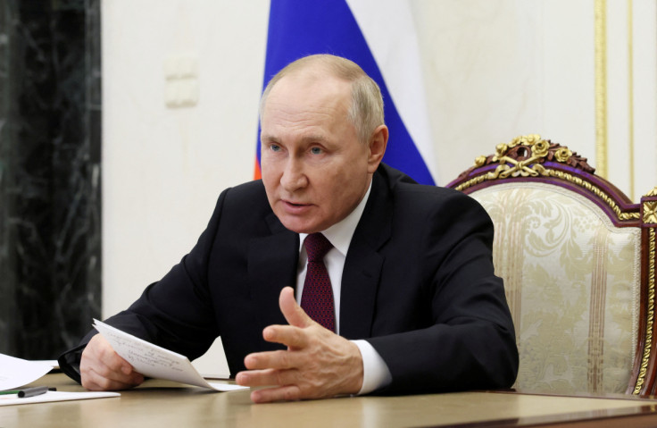 Russian President Putin chairs a meeting in Moscow