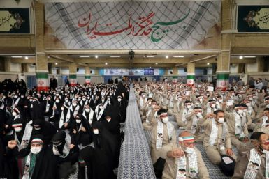 President Ebrahim Raisi told Basij members: 'You have performed brilliantly in the fight against the rioters,' Tasnim news agency reported