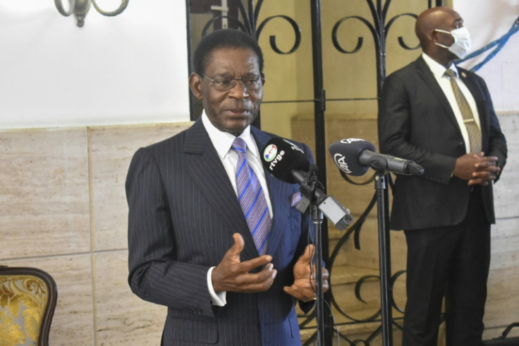 Obiang had the backing of a coalition of 15 parties