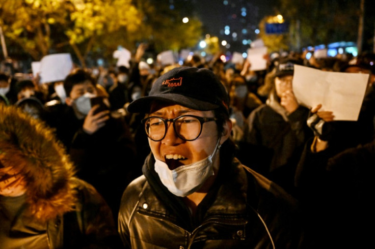 Rare protests have sprung up across China against strict zero-Covid measures