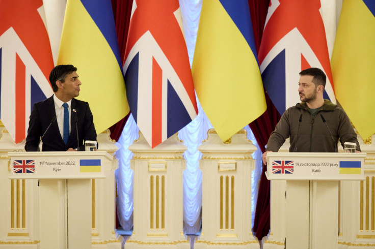 Ukraine's President Zelenskiy meets with Britain's PM Sunak in Kyiv