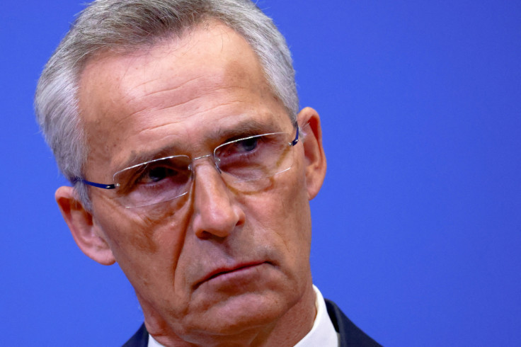 NATO Secretary General Stoltenberg holds news conference in Brussels