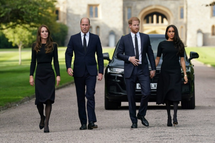 William is at loggerheads with his estranged younger brother Harry, who lives with his wife Meghan in California