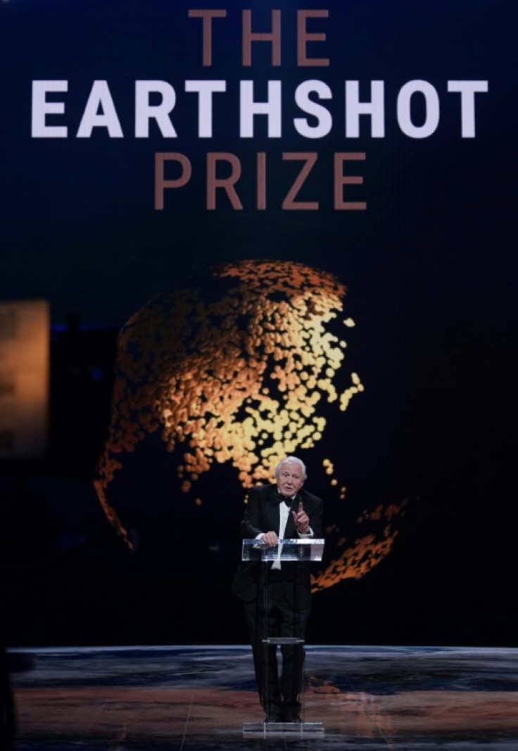 Naturalist David Attenborough is one of the speakers at the second edition of William's Earthshot Prize against climate change on Friday